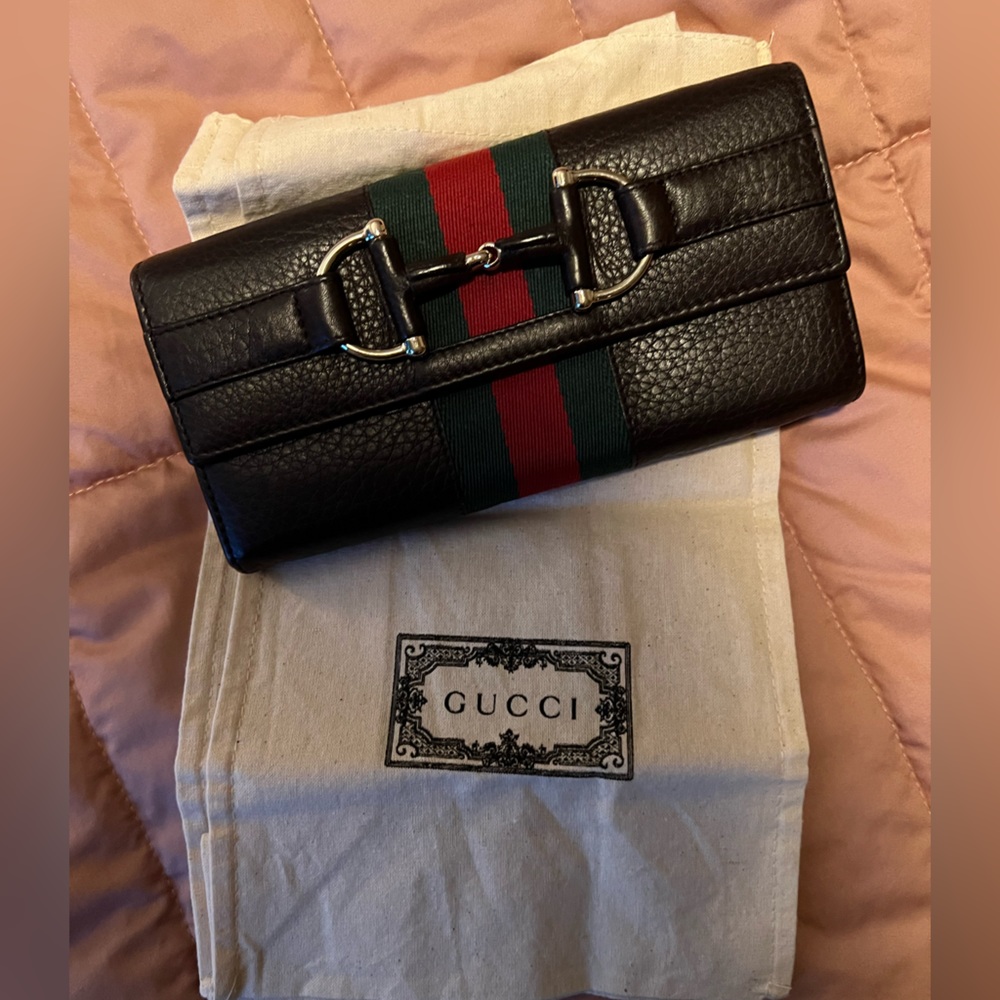 Gucci Horsebit Leather Wallet